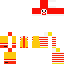 Minecraft skin texture, 64x64 pixels