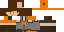 Minecraft skin texture, 64x32 legacy pixels