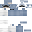 Minecraft skin texture, 64x64 pixels