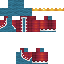 Minecraft skin texture, 64x64 pixels