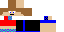 Minecraft skin texture, 64x32 legacy pixels