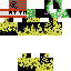 Minecraft skin texture, 64x64 pixels