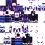 Minecraft skin texture, 64x64 pixels