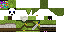 Minecraft skin texture, 64x32 legacy pixels