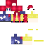 Minecraft skin texture, 64x64 pixels