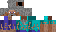 Minecraft skin texture, 64x32 legacy pixels