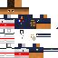Minecraft skin texture, 64x64 pixels