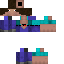 Minecraft skin texture, 64x64 pixels