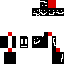 Minecraft skin texture, 64x64 pixels