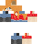 Minecraft skin texture, 64x64 pixels