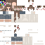 Minecraft skin texture, 64x64 pixels