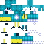 Minecraft skin texture, 64x64 pixels