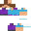 Minecraft skin texture, 64x64 pixels