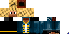 Minecraft skin texture, 64x32 legacy pixels