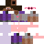 Minecraft skin texture, 64x64 pixels