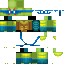 Minecraft skin texture, 64x64 pixels