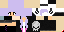 Minecraft skin texture, 64x32 legacy pixels
