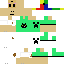 Minecraft skin texture, 64x64 pixels