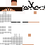 Minecraft skin texture, 64x64 pixels