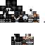Minecraft skin texture, 64x64 pixels