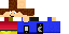 Minecraft skin texture, 64x32 legacy pixels
