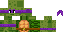 Minecraft skin texture, 64x32 legacy pixels