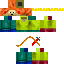 Minecraft skin texture, 64x64 pixels