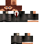 Minecraft skin texture, 64x64 pixels