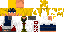 Minecraft skin texture, 64x32 legacy pixels