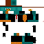 Minecraft skin texture, 64x64 pixels