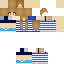 Minecraft skin texture, 64x64 pixels