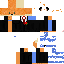 Minecraft skin texture, 64x64 pixels
