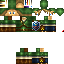 Minecraft skin texture, 64x64 pixels