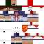 Minecraft skin texture, 64x64 pixels