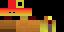 Minecraft skin texture, 64x32 legacy pixels