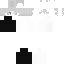 White Minecraft skin texture, 64x64 pixels