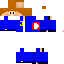 Minecraft skin texture, 64x64 pixels