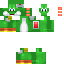 Minecraft skin texture, 64x64 pixels