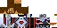 Minecraft skin texture, 64x32 legacy pixels
