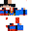 Minecraft skin texture, 64x64 pixels