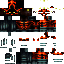 Minecraft skin texture, 64x64 pixels