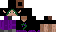 Minecraft skin texture, 64x32 legacy pixels