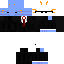 Minecraft skin texture, 64x64 pixels