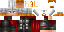 Minecraft skin texture, 64x32 legacy pixels