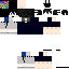 Minecraft skin texture, 64x64 pixels