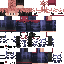 Minecraft skin texture, 64x64 pixels