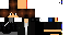 Minecraft skin texture, 64x32 legacy pixels