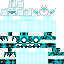 Minecraft skin texture, 64x64 pixels