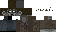 Minecraft skin texture, 64x32 legacy pixels