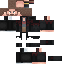 Minecraft skin texture, 64x64 pixels